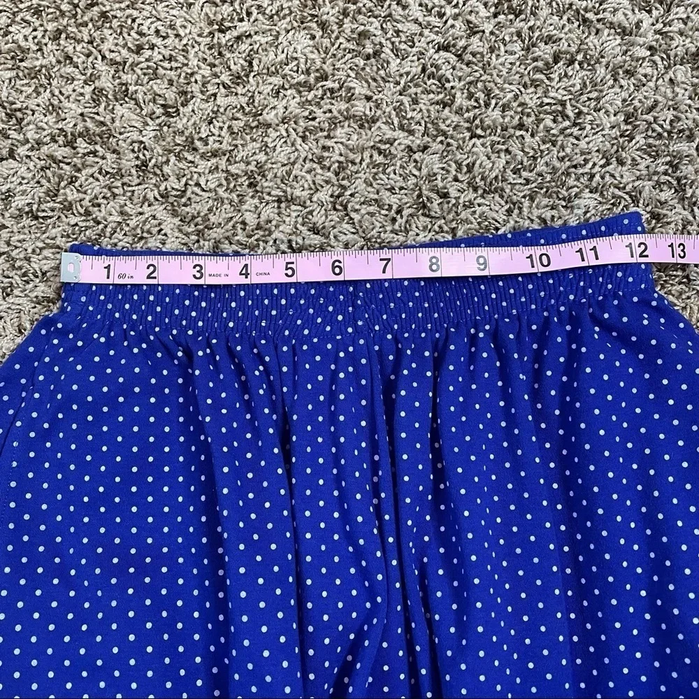 VINTAGE 80s-90s Marisa Christina‎ Mom Shorts Culottes Polka Dot Medium Pull On
